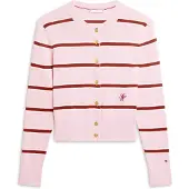 Tommy Hilfiger Co Full Needle C-Nk Cardi - Pink - XS
