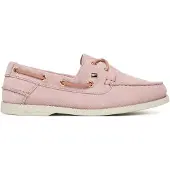 Tommy Hilfiger Hilfiger Suede Boat Shoe - Pink - 38