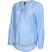 Vero moda Maternity Pusero 'VMMKAJA' sininen / valkoinen
