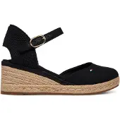 Tommy Hilfiger Mid Wedge Espad Closed Toe - Black - 38
