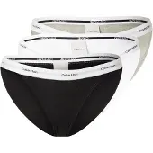 Calvin Klein Underwear Alushousut vaaleanharmaa / musta / valkoinen
