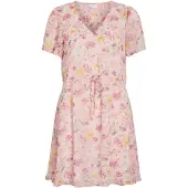 Vila Vifalia V-Neck S/S Short Dress- Noos - Pink - 42