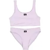 Calvin Klein Bralette Bikini Set - Purple - 140-152