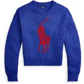 Ralph Lauren Neulepaita kuninkaallisen sininen / punainen