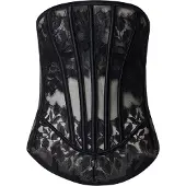 Hunkemoller Chalice Bustier - Black - 75 B