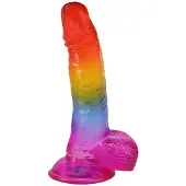 Doc Johnson Peniksen jäljitelmä Rainbow, eri väreissä