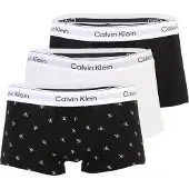 Calvin Klein Underwear Bokserishortsit vaaleanharmaa / musta / valkoinen