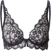 Hunkemoller Rintaliivi 'Prina Up' musta