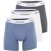Calvin Klein Bokserishortsit kyyhkynsininen / antrasiitti / valkoinen