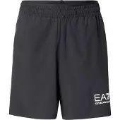 Emporio Armani Urheiluhousut musta / valkoinen