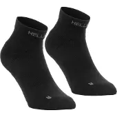 Hellner Running Mid Sock 2-P Black Beauty Urheilusukat 44-47