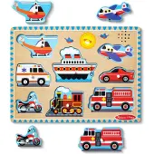 Melissa & Doug Ajoneuvot äänipalapeli