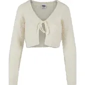Urban Classics Tied Cropped Feather Neuletakki