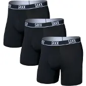 Saxx Essential Performance Mesh Boxer Brief Fly 3pk Boxerit 3 Yksiköt
