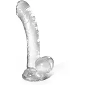 Crushious Dildo Doble Problema, läpinäkyvä