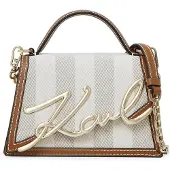 Karl Lagerfeld Olkalaukku beige / ruskea