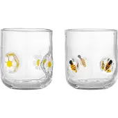 Bloomingville Buzz Drinking Glass - Nude - 300 ML