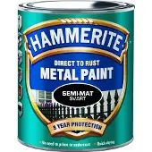 Hammerite puolihimmeä 250ml musta metallimaali