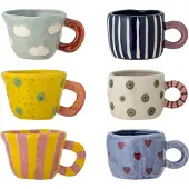 Bloomingville Nini Cup, Multipack - Multi/patterned - 110 ML