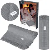 Lionelo Mussliiniviltti Muslin Blanket Dove Grey, Grey Dove