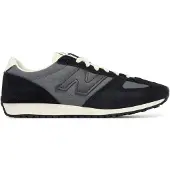 New Balance unisex. U471V1 471 black leather trainers (39.5), Flat, Suede, Laces, Casual, Grey