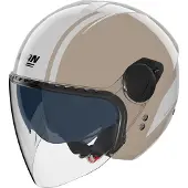 Nolan N20-2 VISOR DOLCE VITA Jet-Kypärä Beige/Valkoinen unisex, size XL