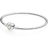 Pandora rannekoru 596268 Moments Silver, Logo Heart Clasp-17