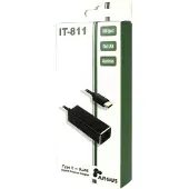 Inter-Tech ARGUS IT-811, musta, Realtek RTL8153, 25 mm, 230 mm, 17 mm, 25 g (88885438)