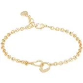 Sno of sweden Kitty Plain Connected Brace Plain G-Onesize - Gold - ONE SIZE