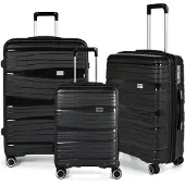 RakelW Travel Rakel W Traveling RW Travel Alfrida Collection Matkalaukut 3-pack, Musta