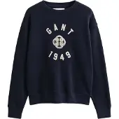 Gant Graphic C-Neck Sweater - Navy - L