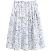 Gant Floral Print Pull On Skirt - White - 34