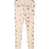 Lil´ Atelier Nmfgavo Efi Slim Legging Lil Noos - Beige - 104