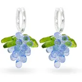 ANNELE Blueberry Jelly in Silver -korvakorut