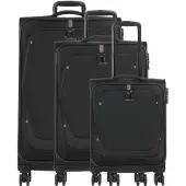 Travelite Umbria 4-pyöräinen Matkalaukkusetti 3-osainen Laajennettava Musta