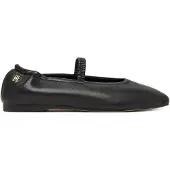 Tommy Hilfiger Nauhaballerina musta