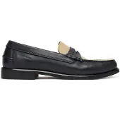 Tommy Hilfiger Hilfiger Penny Crust Lth Loafer - Navy - 43