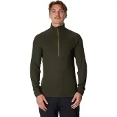 Houdini Men's Pace Flow Half Zip Green Illusion Välikerrospuserot M
