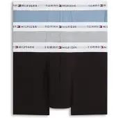 Tommy Hilfiger Underwear Bokserishortsit vaaleansininen / vaaleanharmaa / musta