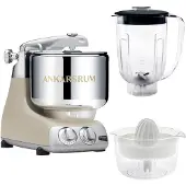 Ankarsrum Assistent AKM6230 + tehosekoitinkannu ja sitruspuristin, harmony beige