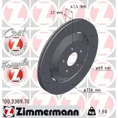 ZIMMERMANN Jarrulevy (1kpl) 100.3389.70
