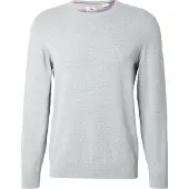 Levi's for man. A7207-0039 Lightweight Gray Housemark Sweater (L), Casual, Grey, Cotton