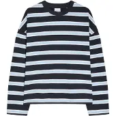 Bershka Paita laivastonsininen / taivaansininen / valkoinen