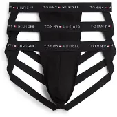 Tommy Hilfiger 3-Pack Cotton Jockstrap - Black - XL