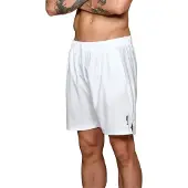 Rs Sports Men's Performance Shorts (White,M,St) - White - S