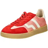 Gant for woman. 872533198 Leather Sneakers Cuzima pink, red (39), Flat, Suede, Laces, Casual