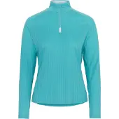 Kari Traa Women's Leah Half Zip Blue Lagoon Pitkähihaiset urheilupaidat L
