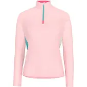 Kari Traa Women's Leah Half Zip Cotton Candy Pitkähihaiset urheilupaidat M