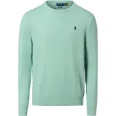 Ralph Lauren Slim Fit Textured Cotton Sweater - Green - S