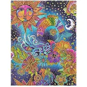 Paperblanks Paperiaihiot "celestial Magic" -muistivihko, 144 sivua, 180x230 mm, vuorattu